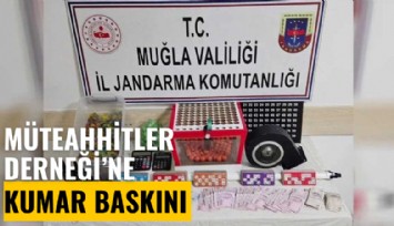 İnşaat Müteahhitleri ve Ustaları Derneği'ne kumar baskını