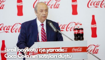 İsrail boykotu işe yaradı:  Coca Cola'nın satışları düştü
