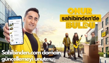 Sahibinden.com domain güncellemeyi unutmuş