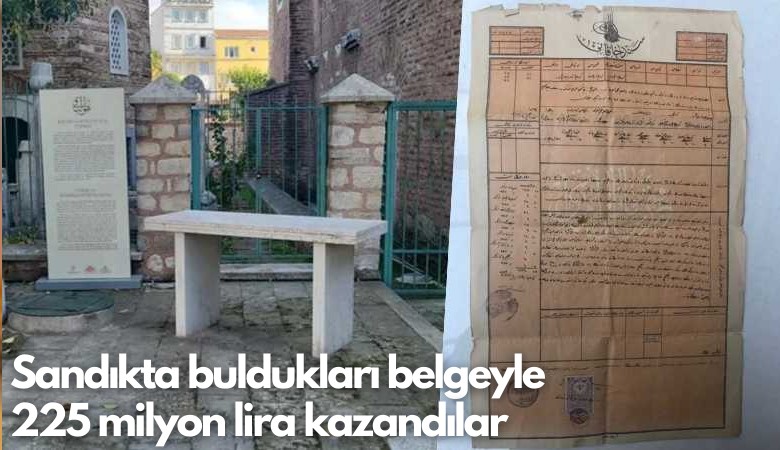 Sandıkta buldukları belgeyle 225 milyon lira kazandılar