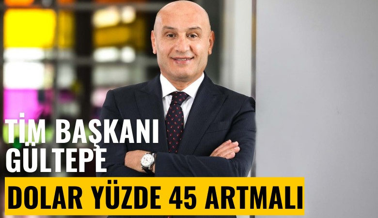 TİM Başkanı Gültepe: Dolar, TL karşısında yüzde 45 artmalı