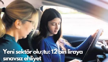 Yeni sektör oluştu: 12 bin liraya  sınavsız ehliyet