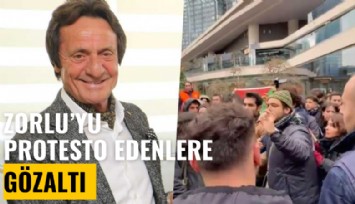 Zorlu Holding'in İsraille ilişkilerini protesto edenlere gözaltı