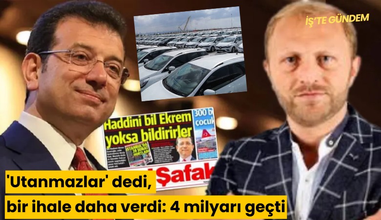 'Utanmazlar' dedi, bir ihale daha verdi: 4 milyarı geçti