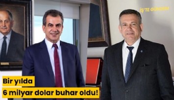 Bir yılda 6 milyar dolar buhar oldu!
