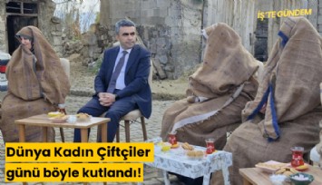 Dünya Kadın Çiftçiler günü böyle kutlandı!