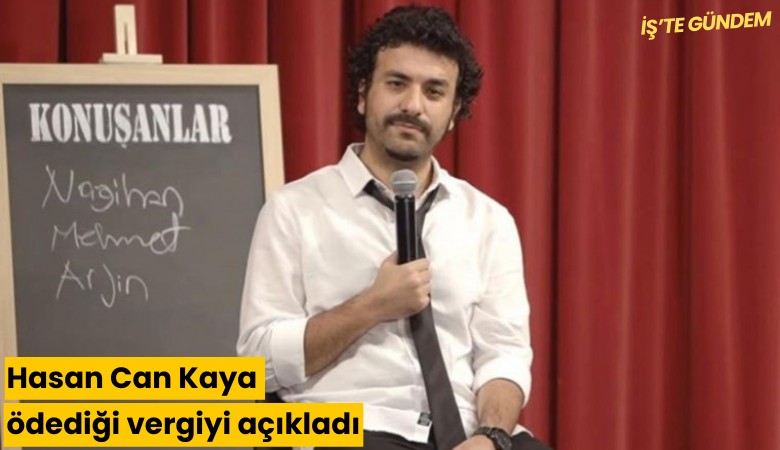 Hasan Can Kaya ödediği vergiyi açıkladı