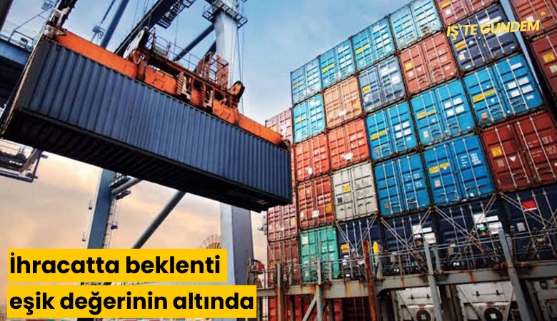 İhracatta beklenti eşik değerinin altında