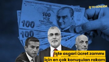 İşte asgari ücret için en çok konuşulan rakam