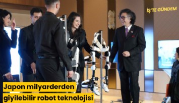 Japon milyarderden giyilebilir robot teknolojisi