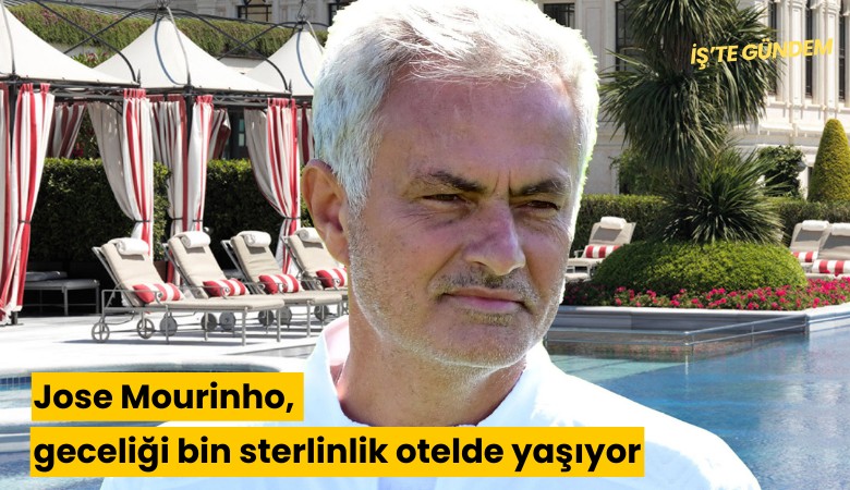 Jose Mourinho, geceliği bin sterlinlik otelde yaşıyor