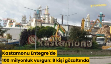 Kastamonu Entegre'de 100 milyonluk vurgun: 8 kişi gözaltında