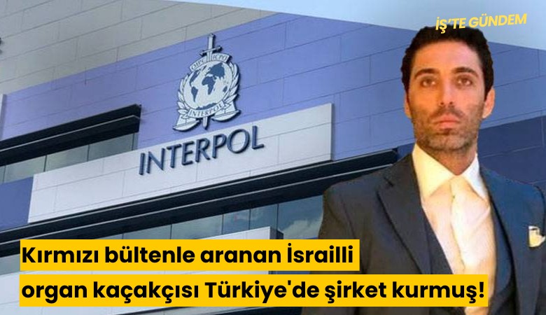 Kırmızı bültenle aranan İsrailli organ kaçakçısı Türkiye'de şirket kurmuş!
