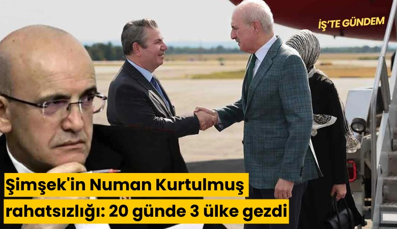 Şimşek'in Numan Kurtulmuş rahatsızlığı: 20 günde 3 ülke gezdi