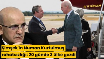 Şimşek'in Numan Kurtulmuş rahatsızlığı: 20 günde 3 ülke gezdi