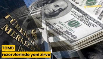 TCMB rezervlerinde yeni zirve