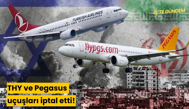 THY ve Pegasus uçuşları iptal etti!
