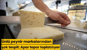 Ünlü peynir markalarından şok tespit: Apar topar toplatılıyor