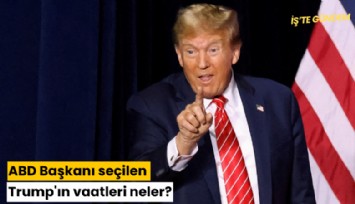 ABD Başkanı seçilen Trump'ın vaatleri neler?