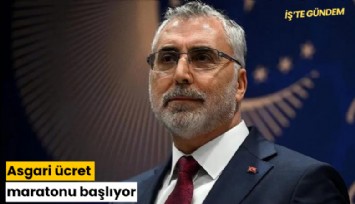 Asgari ücret maratonu başlıyor