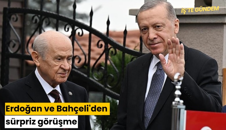 Erdoğan ve Bahçeli'den sürpriz görüşme