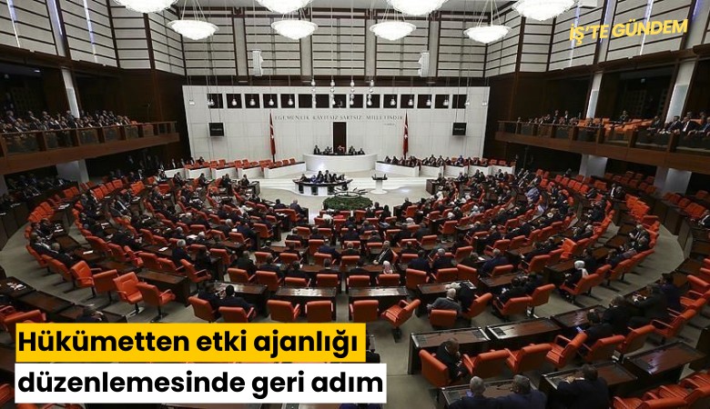Hükümetten etki ajanlığı düzenlemesinde geri adım