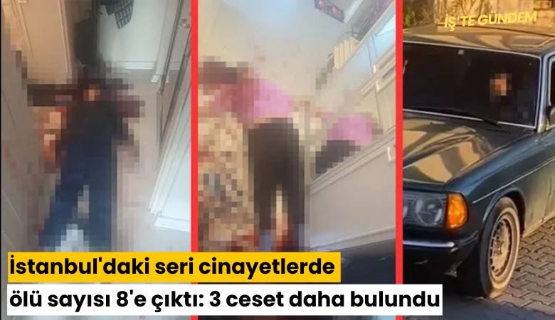 İstanbul'daki seri cinayetlerde ölü sayısı 8'e çıktı: 3 ceset daha bulundu