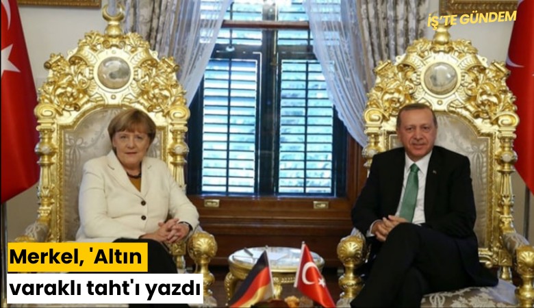 Merkel, 'Altın varaklı taht'ı yazdı
