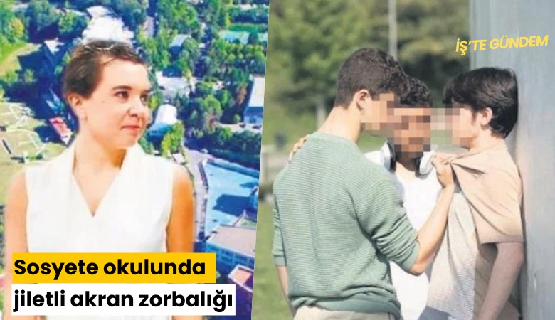 Sosyete okulunda jiletli akran zorbalığı