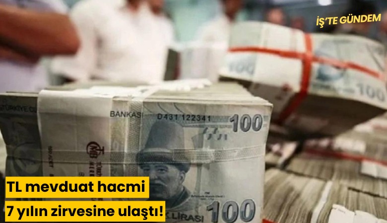TL mevduat hacmi 7 yılın zirvesine ulaştı!