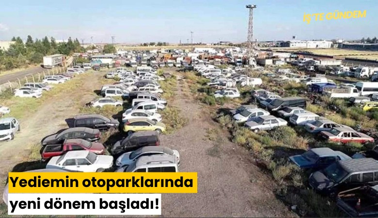 Yediemin otoparklarında yeni dönem başladı!