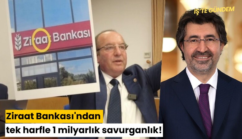 Ziraat Bankası'ndan tek harfle 1 milyarlık savurganlık!