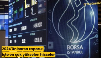 2024'ün borsa raporu: İşte en çok yükselen hisseler