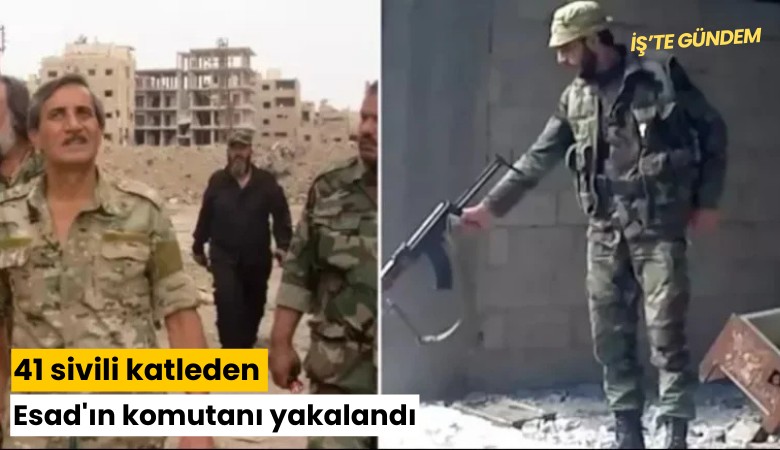 41 sivili katleden Esad'ın komutanı yakalandı