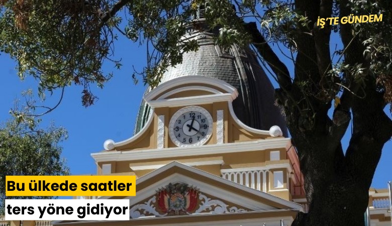 Bu ülkede saatler ters yöne gidiyor
