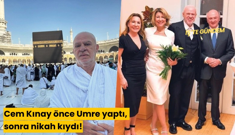 Cem Kınay önce Umre yaptı, sonra nikah kıydı!