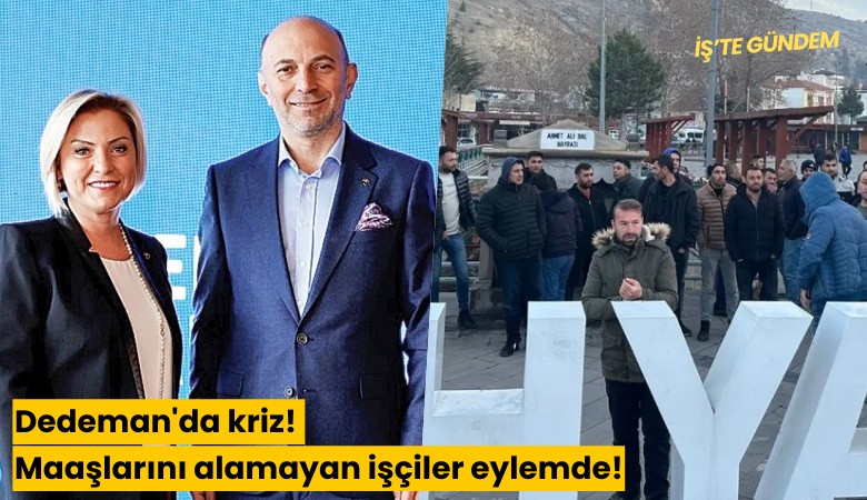 Dedeman'da kriz! Maaşlarını alamayan işçiler eylemde!