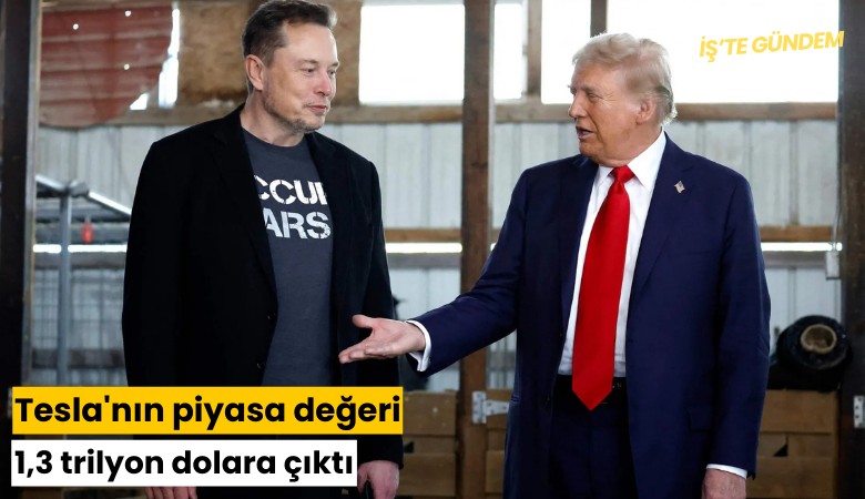Tesla'nın piyasa değeri 1,3 trilyon dolara çıktı