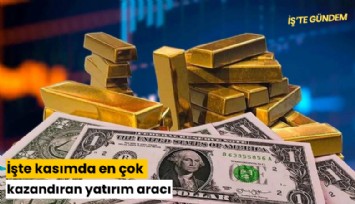 İşte kasımda en çok kazandıran yatırım aracı