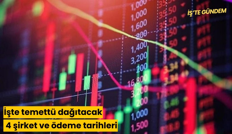 İşte temettü dağıtacak 4 şirket ve ödeme tarihleri