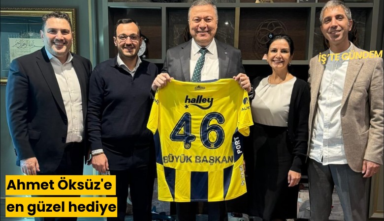 İTHİB Başkanı Ahmet Öksüz'e en güzel hediye
