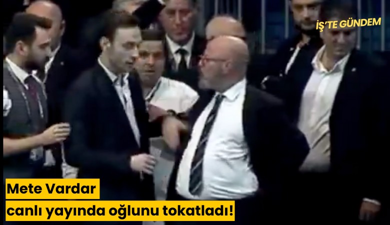Mete Vardar canlı yayında oğlunu tokatladı!