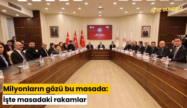 Milyonların gözü bu masada: İşte masadaki rakamlar