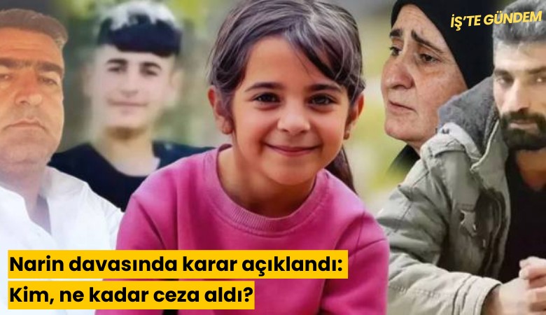 Narin davasında karar açıklandı: Kim, ne kadar ceza aldı?