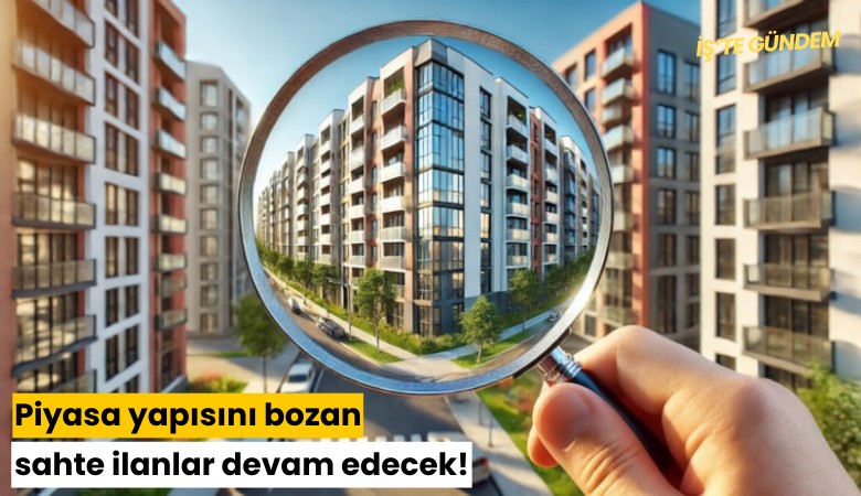 Piyasa yapısını bozan sahte ilanlar devam edecek!