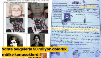 Sahte belgelerle 50 milyon dolarlık mülke konacaklardı!