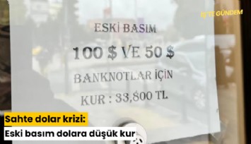 Sahte dolar krizi: Eski basım dolara düşük kur