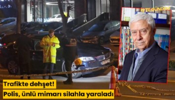 Trafikte dehşet! Polis, ünlü mimarı silahla yaraladı