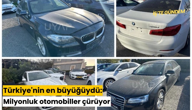 Türkiye'nin en büyüğüydü: Milyonluk otomobiller çürüyor