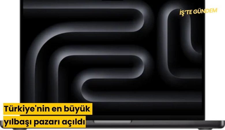 Türkiye'nin en büyük yılbaşı pazarı açıldı